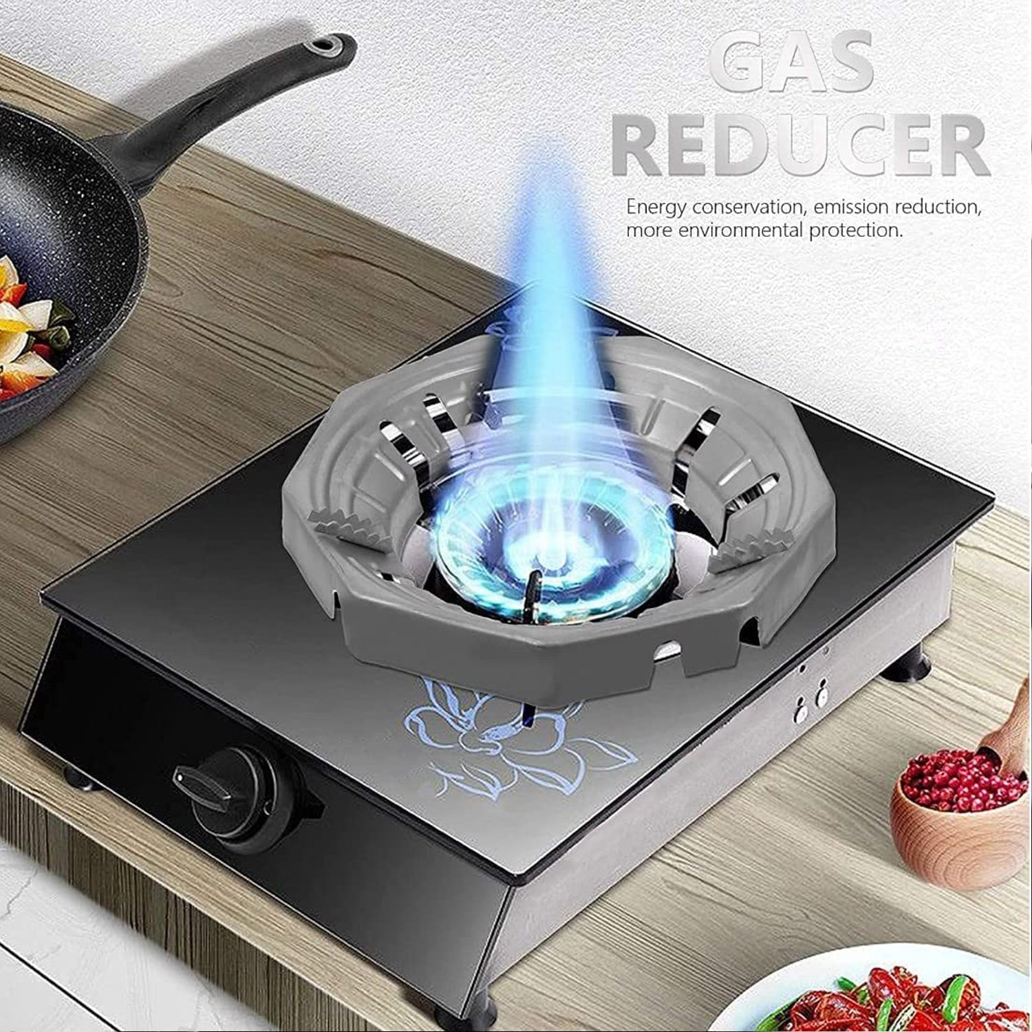 2167 Stove Trivets Windscreen for Kitchen Wok Support Ring Cooktop Range Pan Holder Stand Stove Rack. DeoDap 2167 Stove Trivets Windscreen for Kitchen Wok Support Ring Cooktop Range Pan Holder Stand Stove Rack. DeoDap